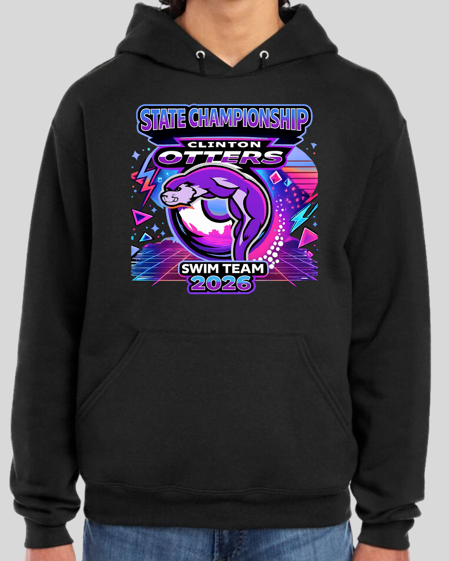 Solid Black Hoodie