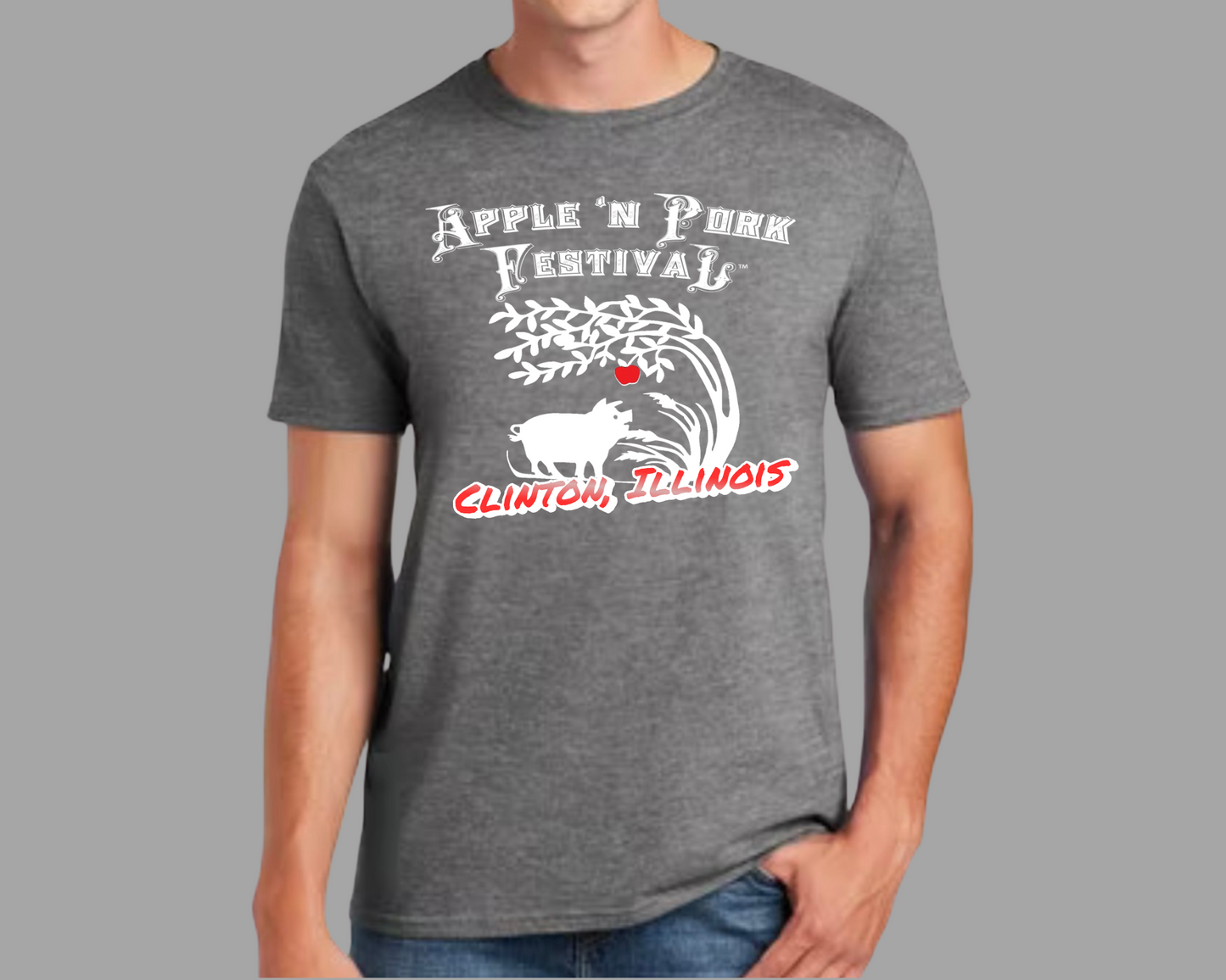 Adult - White A&P Clinton Logo Tee Option