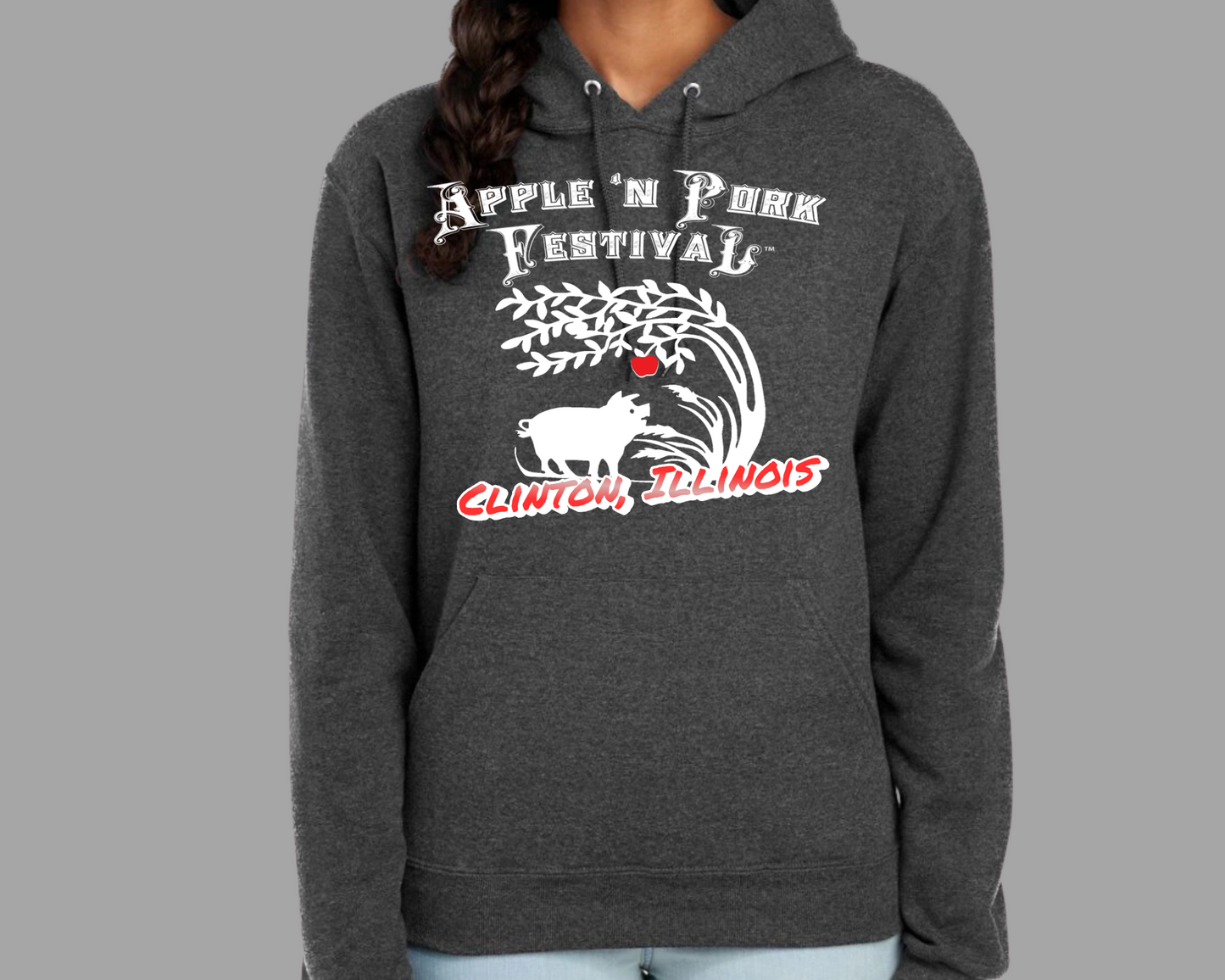 Adult - White A&P Clinton Logo Sweatshirt Options