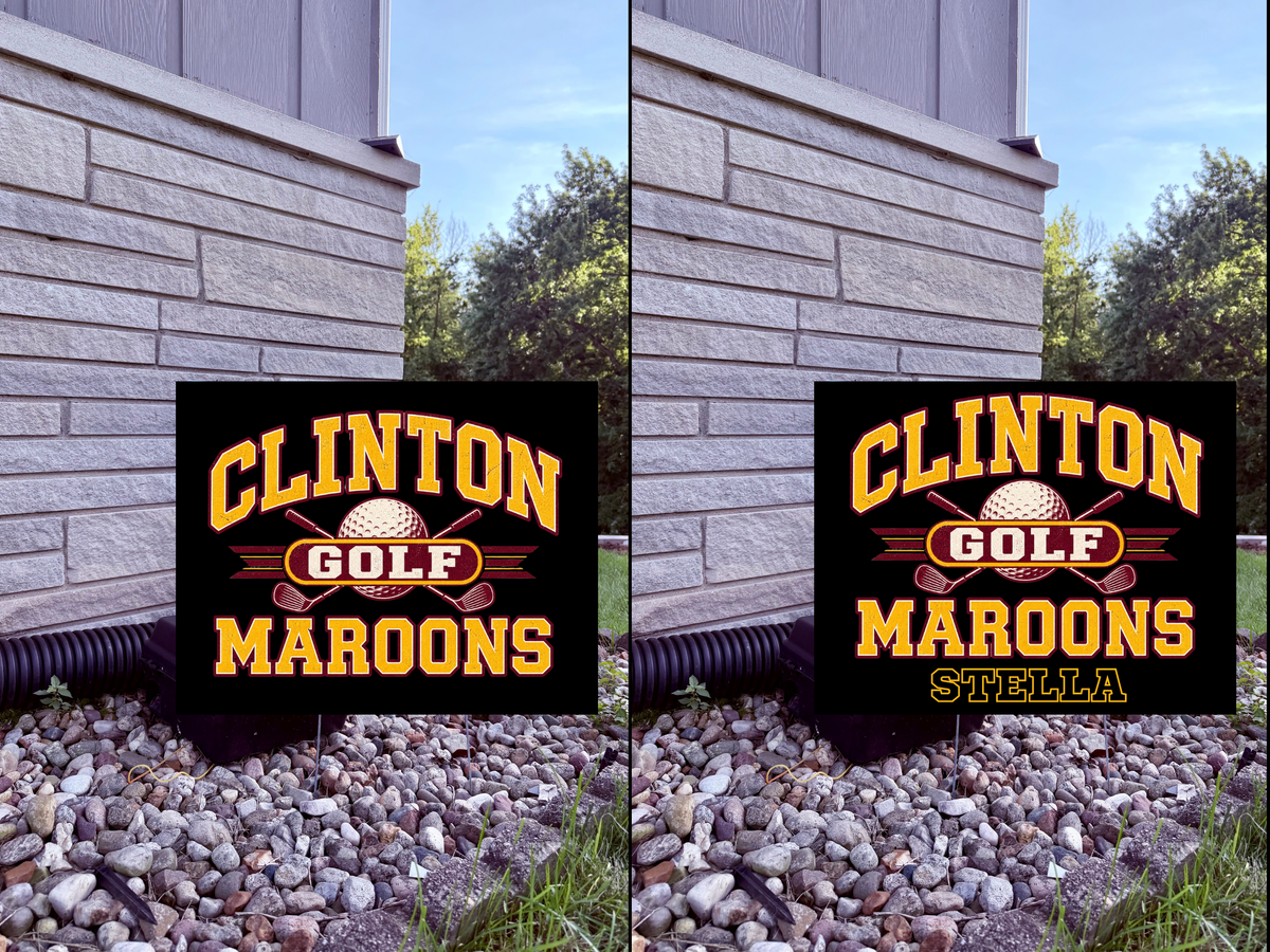 2026 Maroons Golf Yard Sign