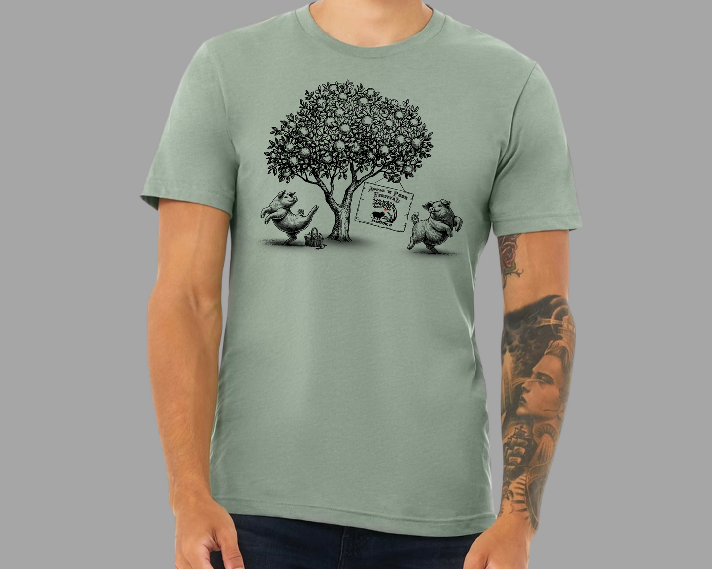 Adult - Dancing Pigs Tee Options