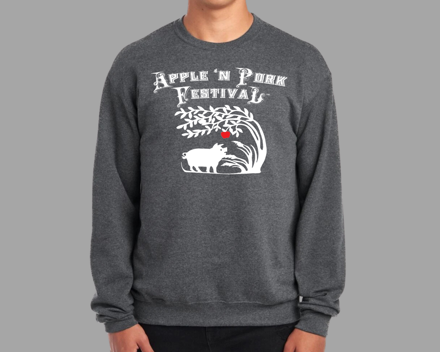 Adult - White Traditional A&P Logo Sweatshirt Options