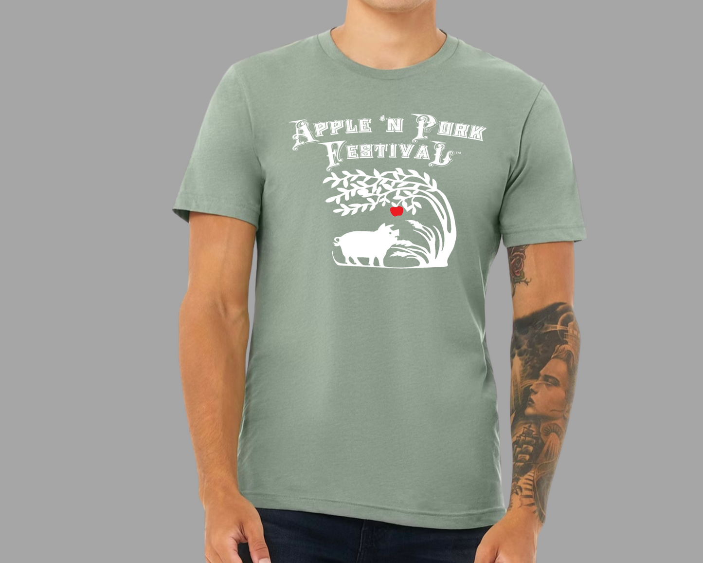 Adult - White Traditional A&P Logo Tee Option