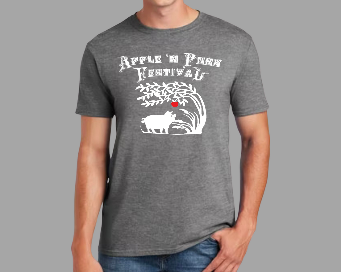 Adult - White Traditional A&P Logo Tee Option