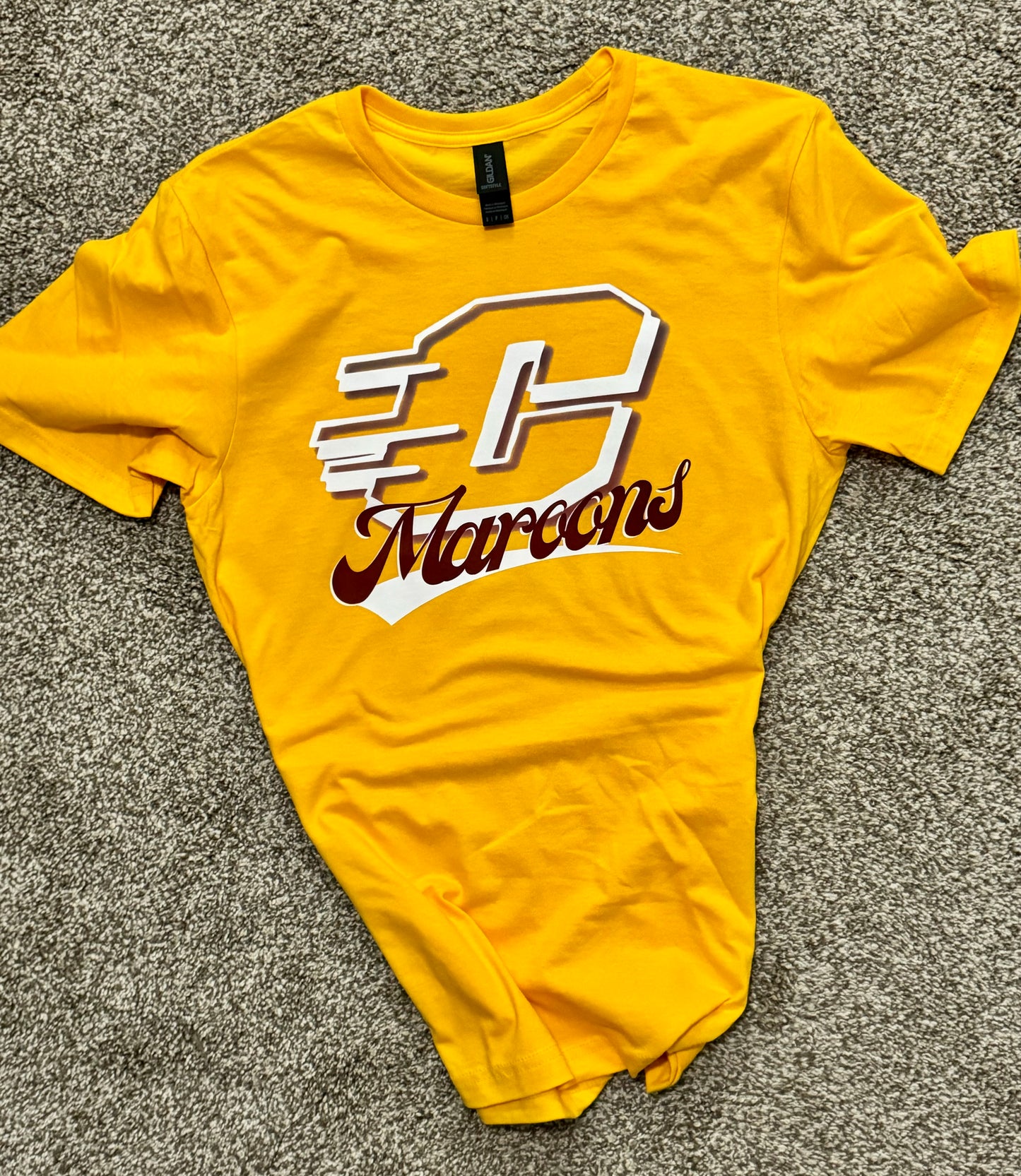 Youth Script Maroons (tee, crew, hoodie)