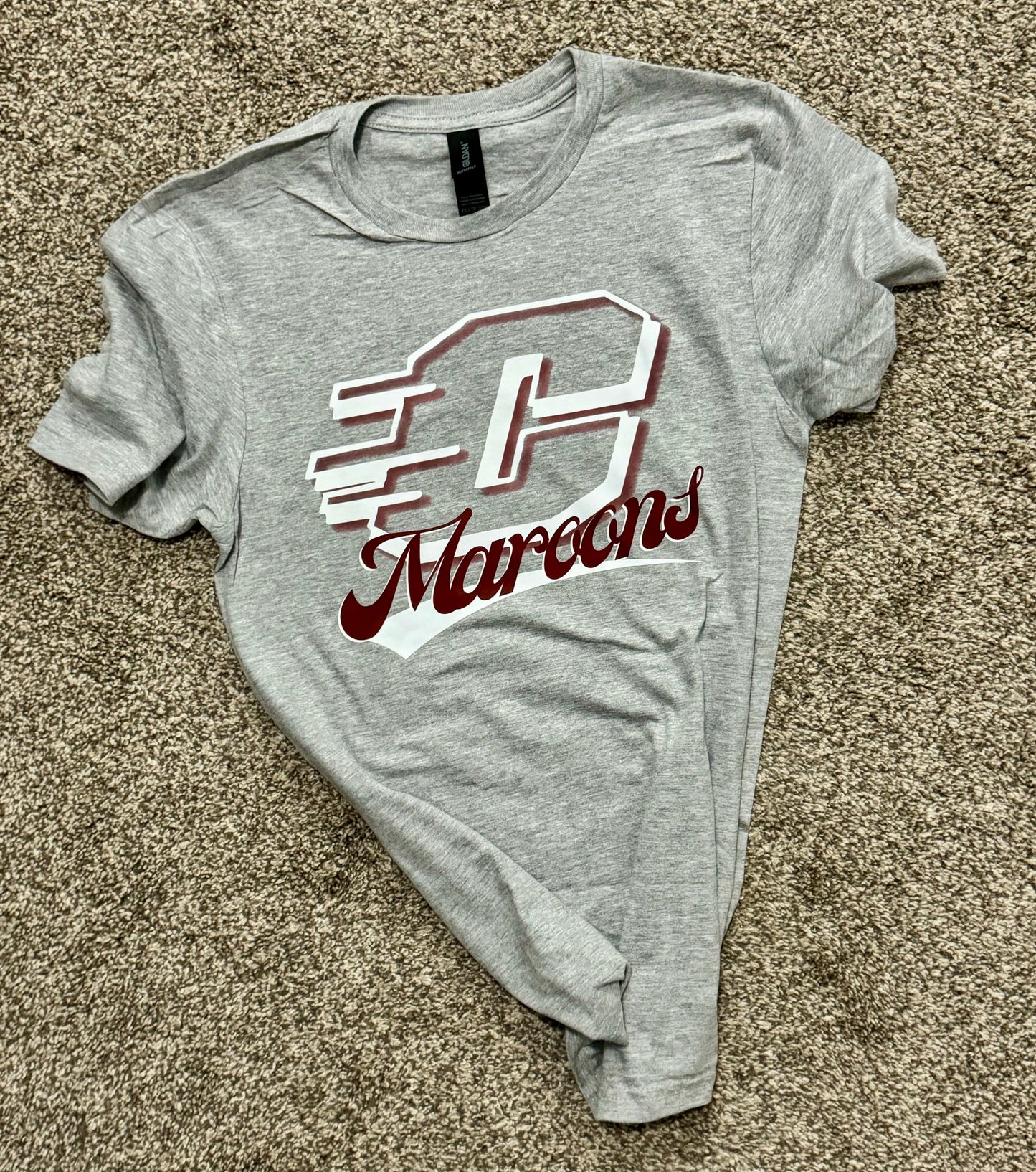 Youth Script Maroons (tee, crew, hoodie)