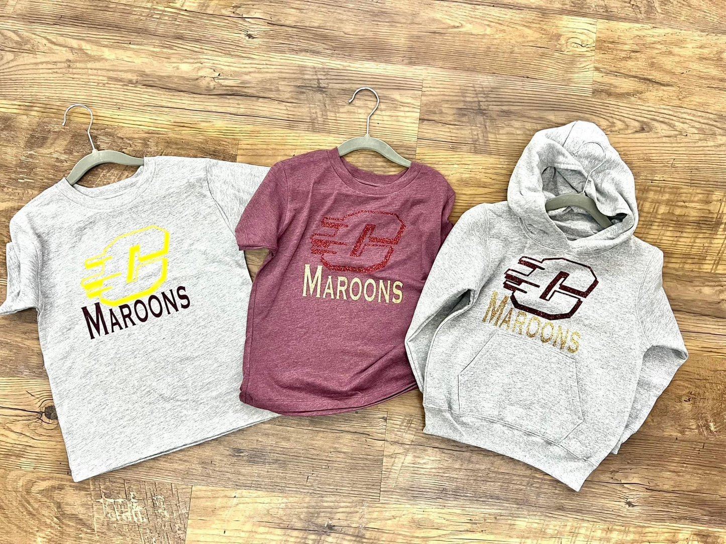 Adult Flying C Maroons Crewneck Sweatshirt
