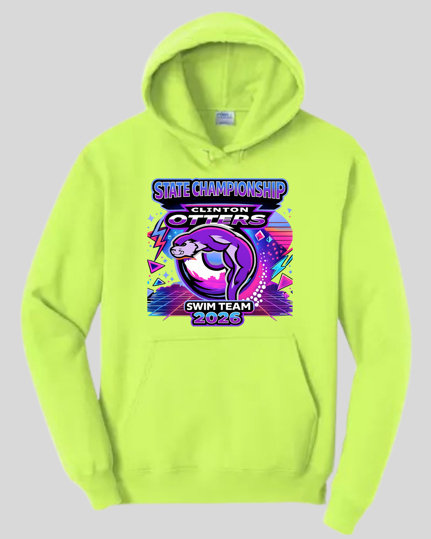 Solid Neon Hoodie