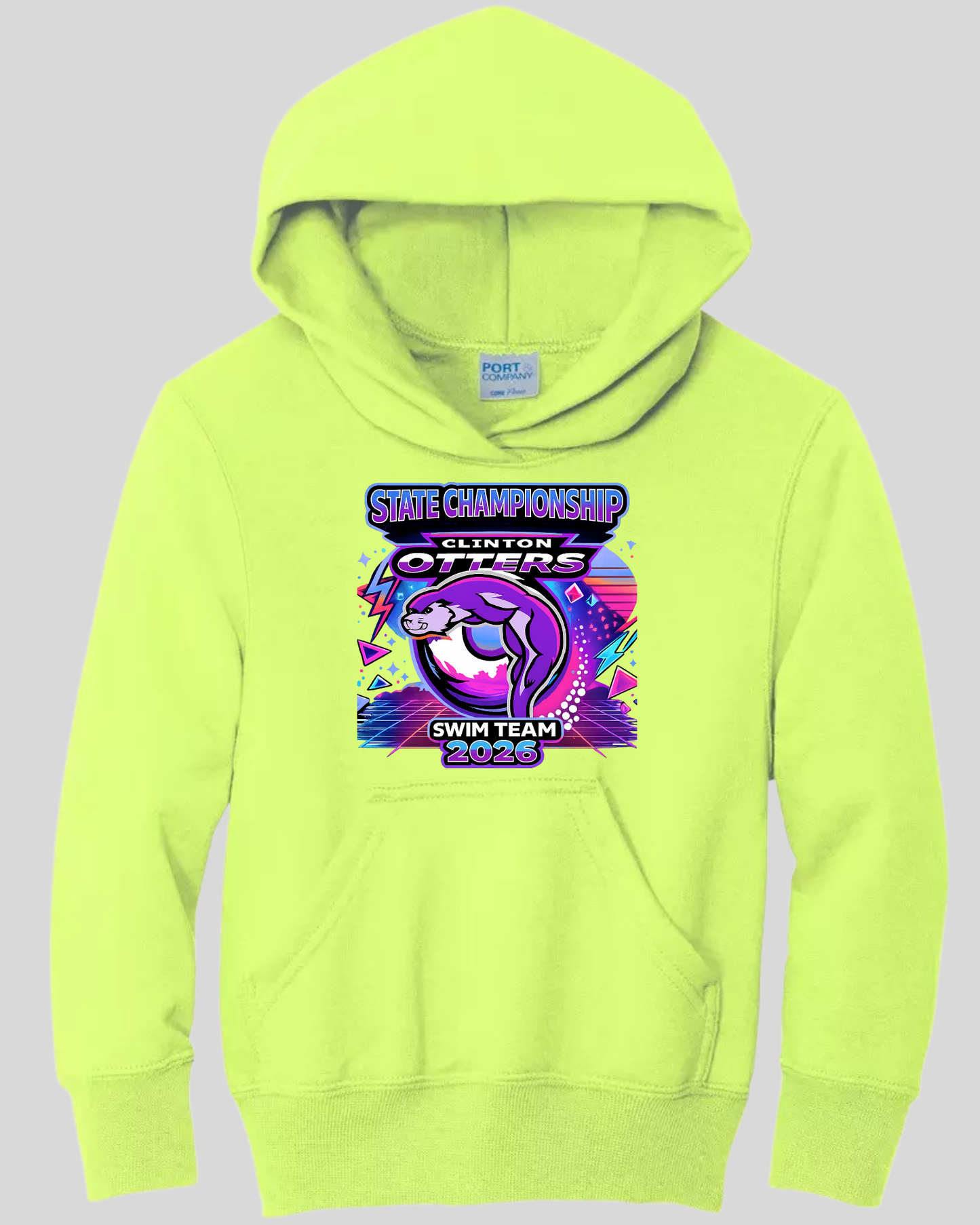 Solid Neon Hoodie