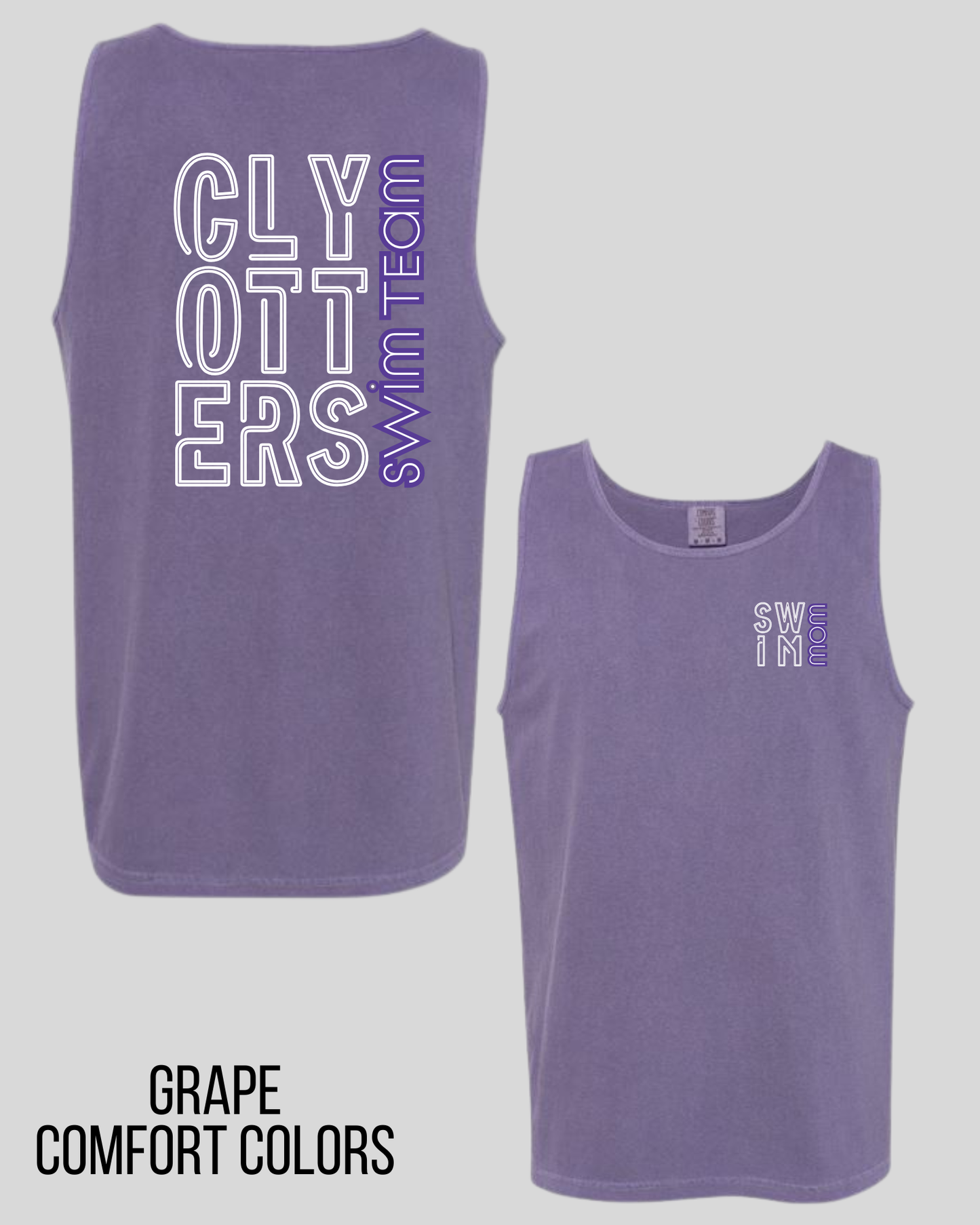 Otters Outline - Swim Mom