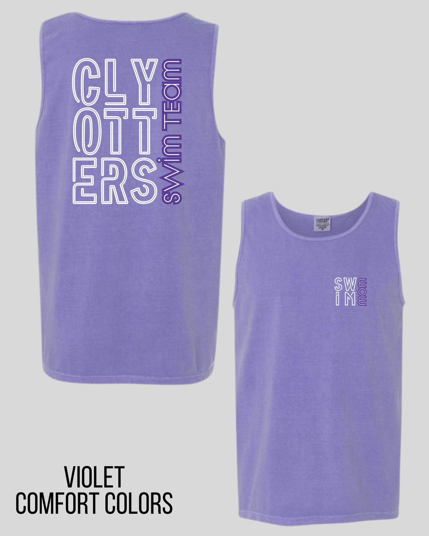 Otters Outline - Swim Mom