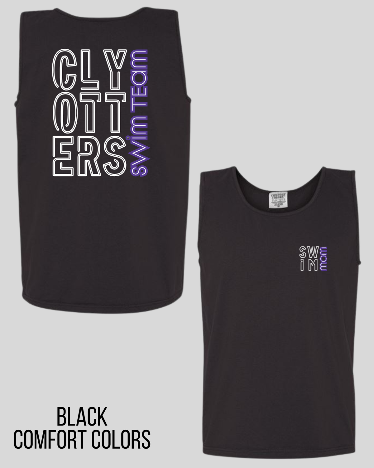 Otters Outline - Swim Mom