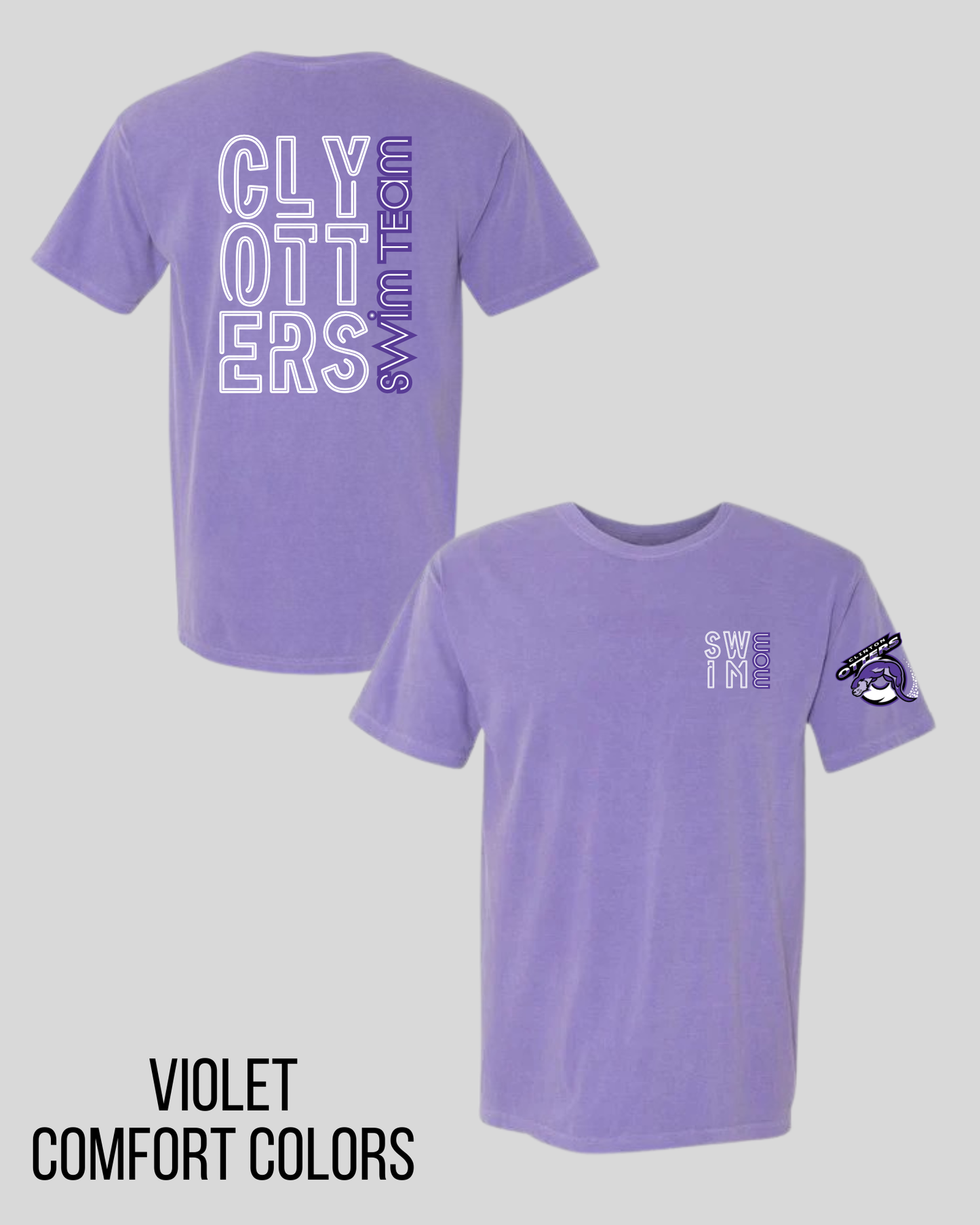 Otters Outline - Swim Mom