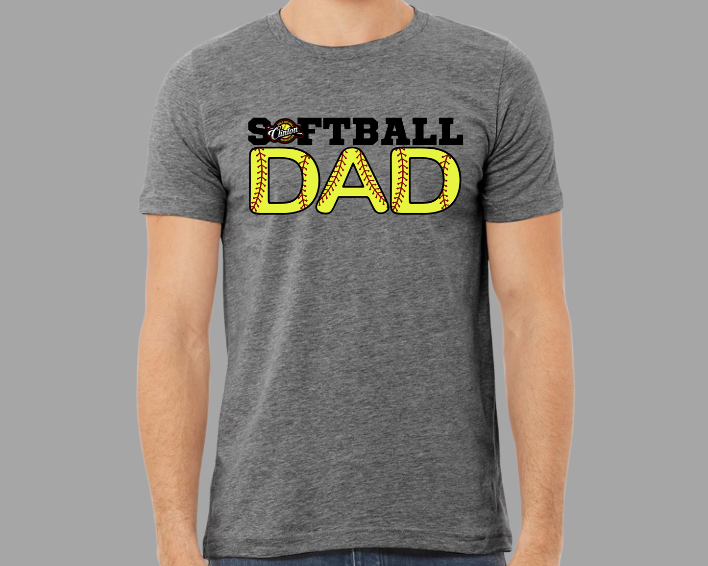 Softball Dad - Grey
