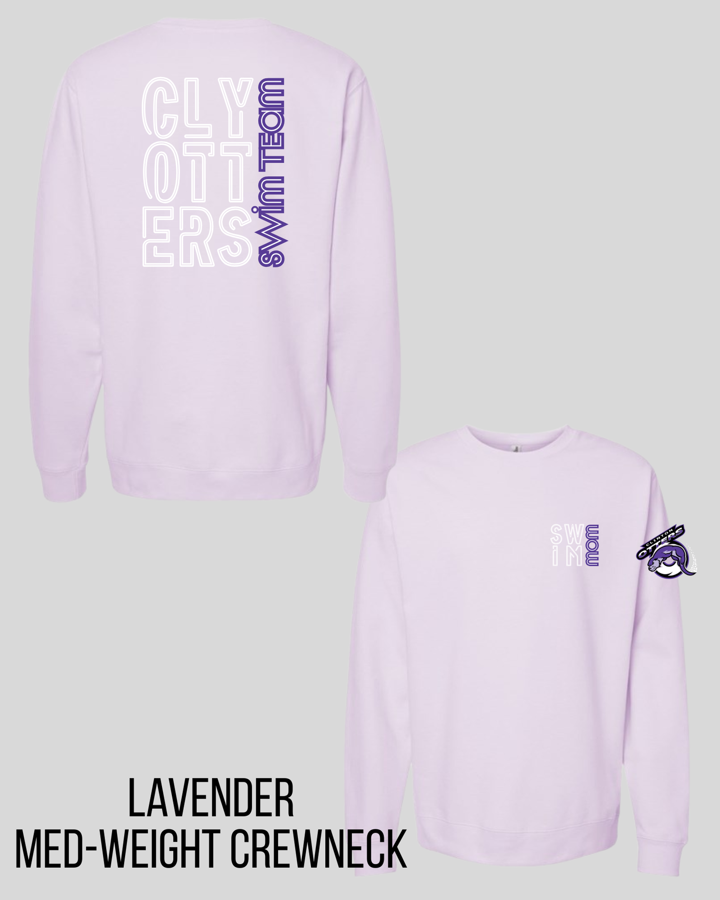 Otters Outline - Swim Mom