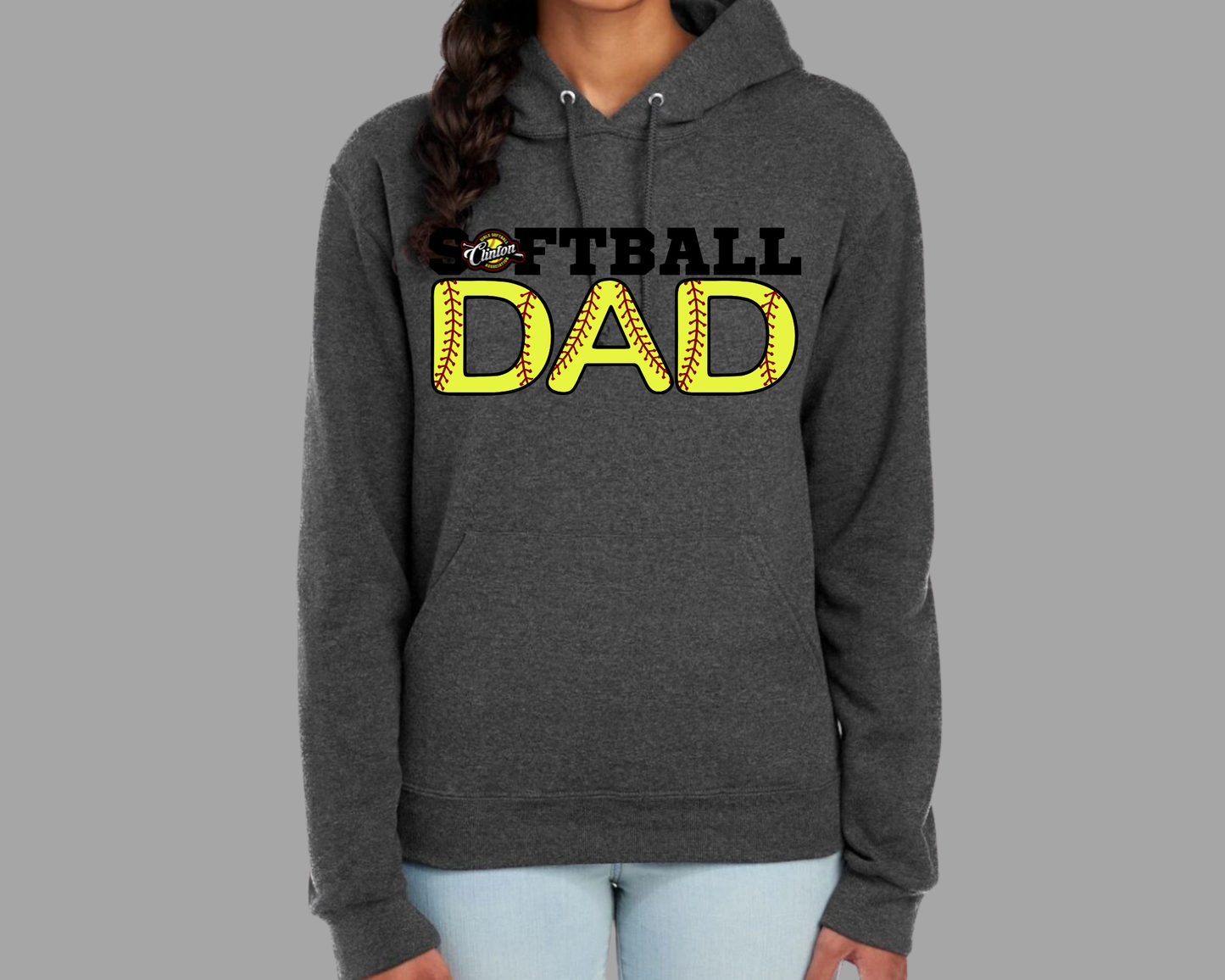 Softball Dad - Grey