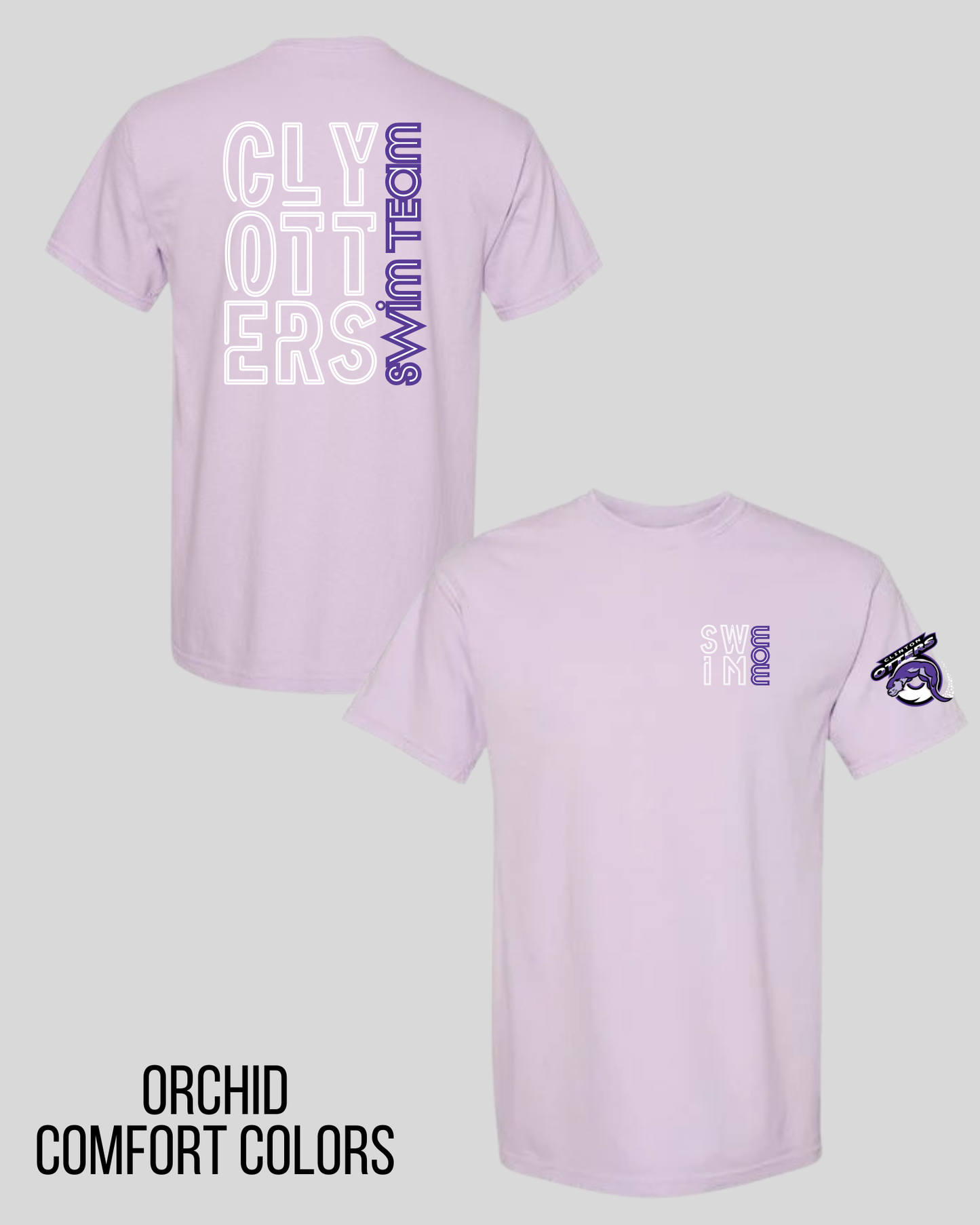 Otters Outline - Swim Mom