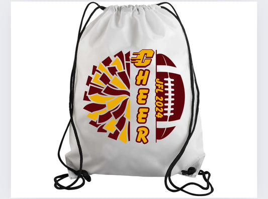 Cinch-top JFL Cheer Bag