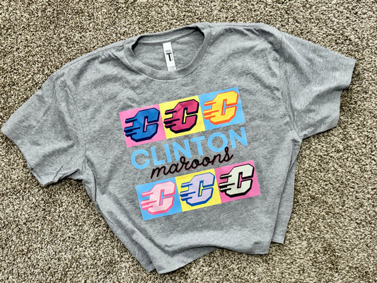 Adult retro maroons (Tee, Crop, Crewneck, Hoodie)