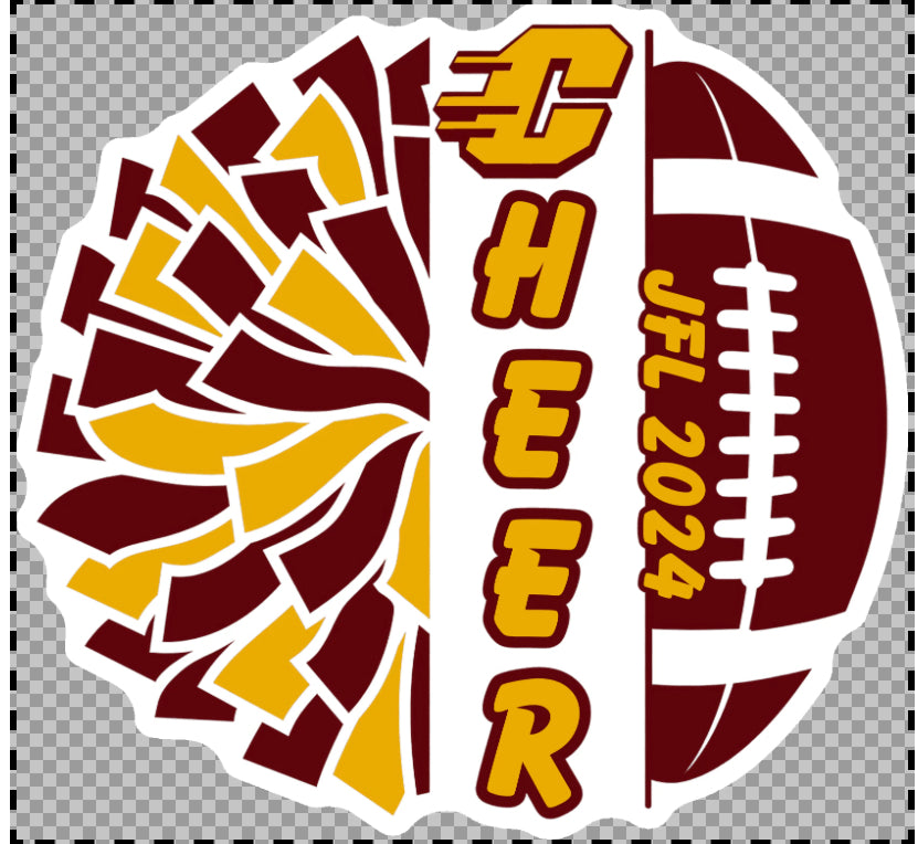 Cheer Stickers