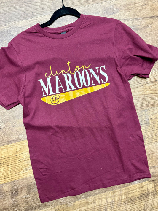 Maroon Clinton maroons