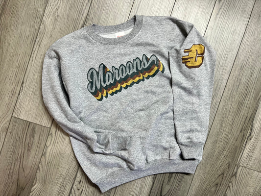 Youth - Vintage maroons crew