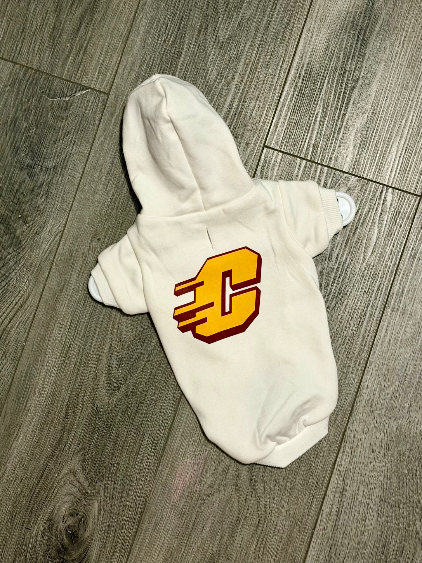 Cream Flying C Pet Hoodie