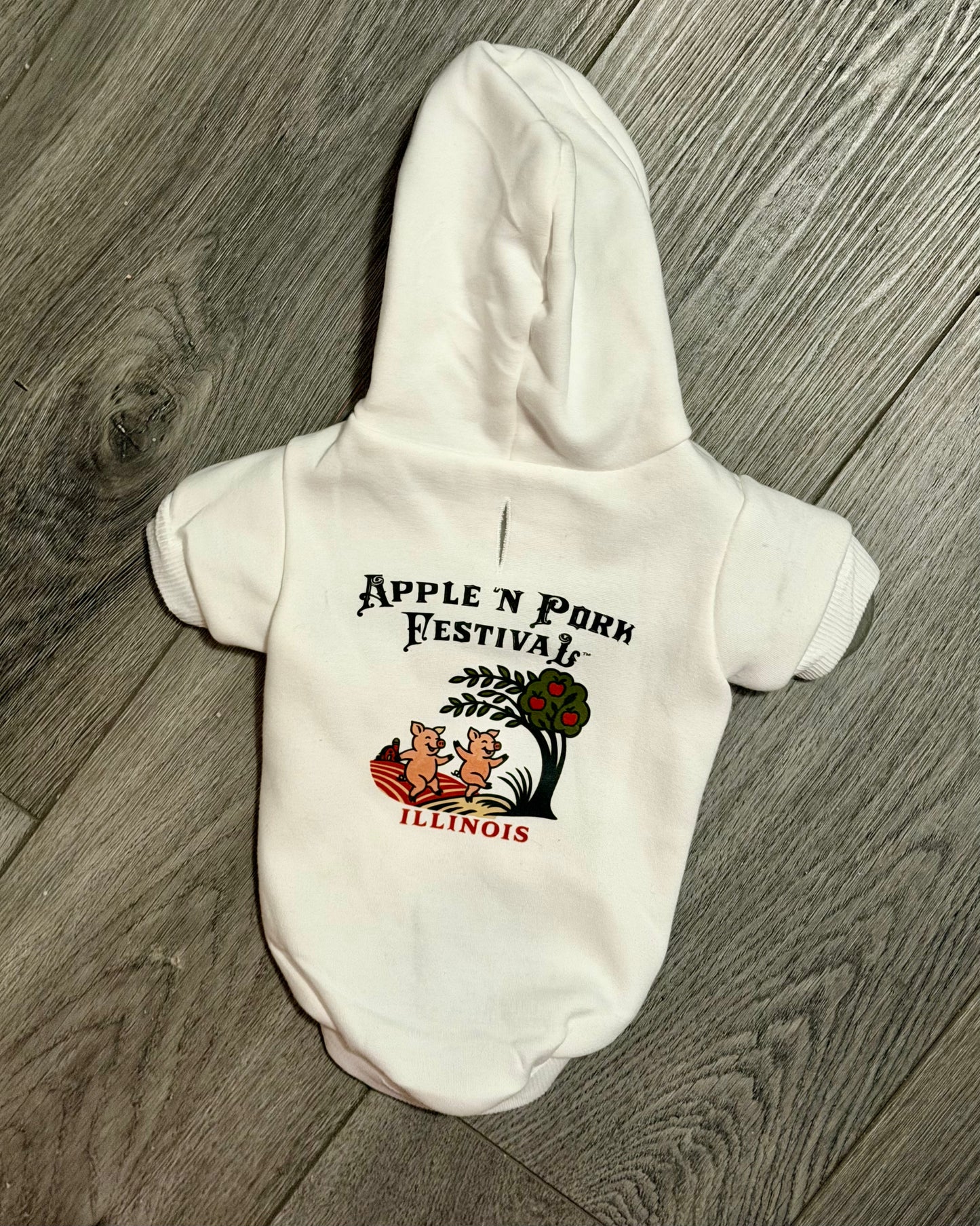 Cream Apple & Pork Pet Hoodie