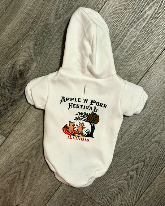 Cream Apple & Pork Pet Hoodie