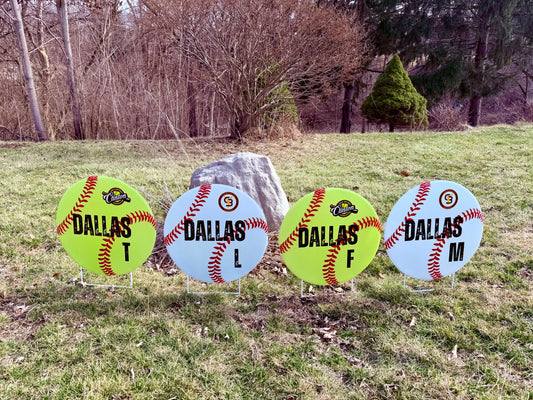 Metal Yard Sign