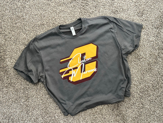 Adult Flying C Script (Tee, Crop, Crewneck, Hoodie)