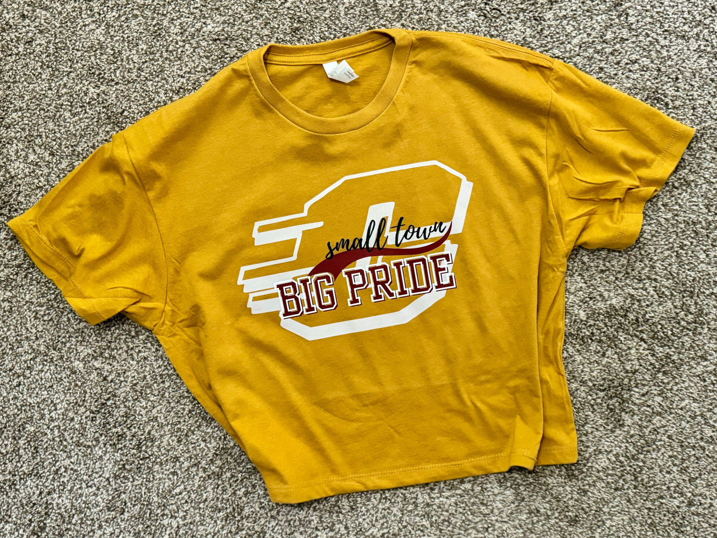 Adult Small Town, Big Pride (Tee, Crop, Crewneck, Hoodie)