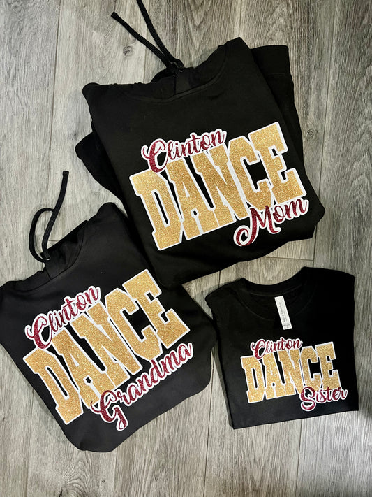 Dance Supporter - mom, etc Hoodie