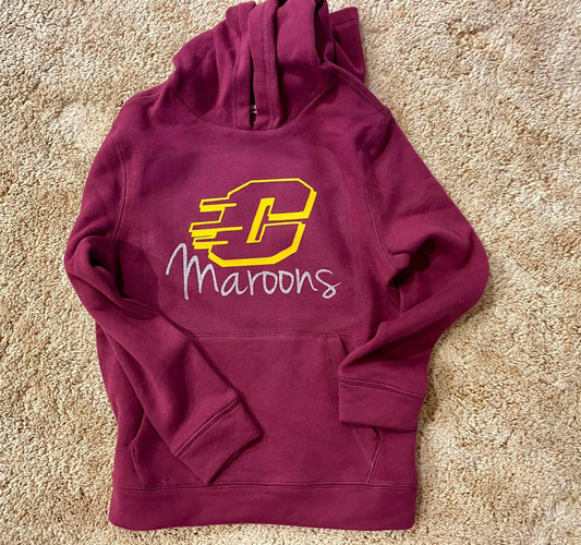 Youth Flying C Maroons Crewneck Sweatshirt