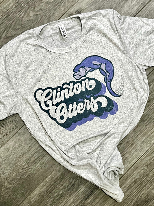 Youth Vintage Otters with Bubbles
